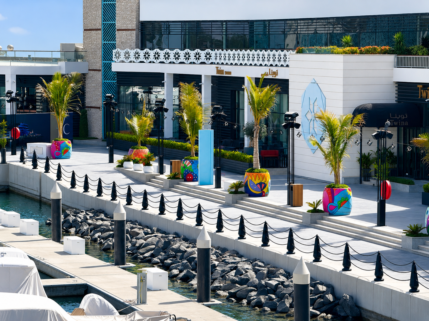 Jeddah Yacht Club & Marina entrance by ASAS Construction